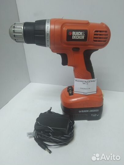 Шуруповерт Black & Decker EPC 12