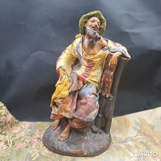 Фигурка Св Петра, в стиле Cartapesta ок 1930 Итал