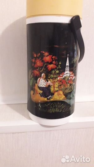 Термос СССР палех