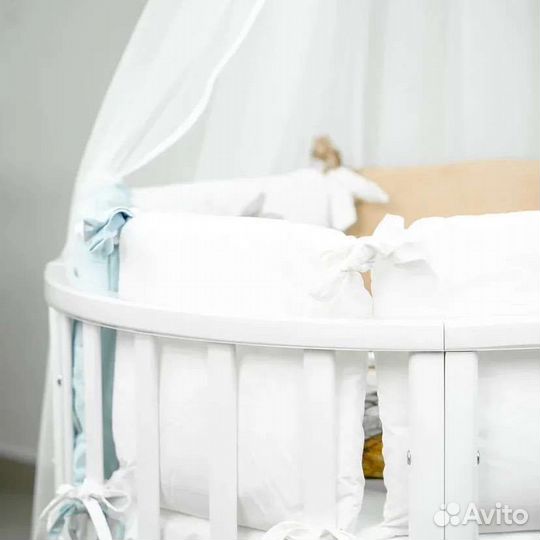 Детская кроватка круглая