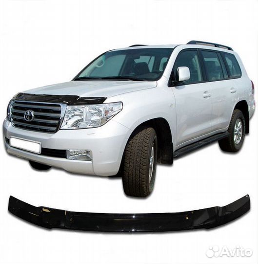 Land Cruiser 200 Дефлектор капота Мухобойка O6YE7