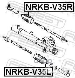 Пыльник рулевой рейки лев nrkbv35L Febest