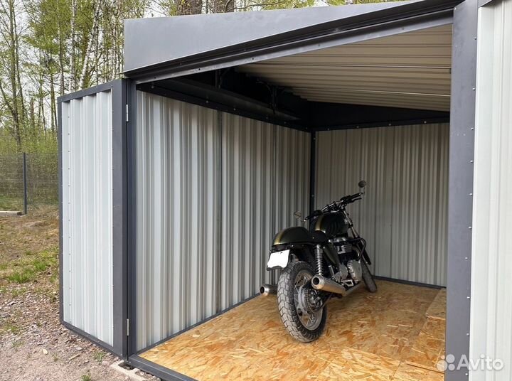 Гараж (контейнер) skoggy металлический разборный