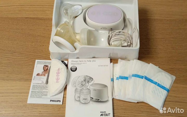 Молокоотсос avent электрический+стерилизатор