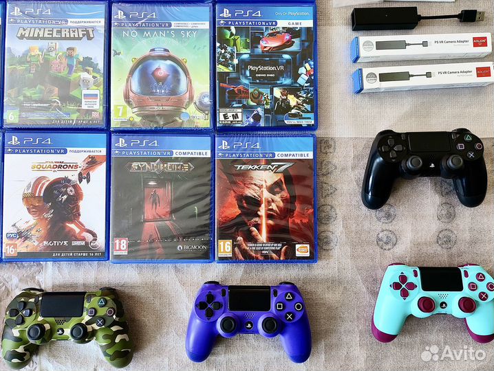 PlayStation VR и PS Move Диски С Играми