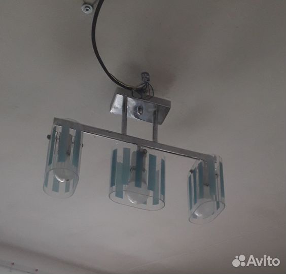 Люстра потолочная б/у