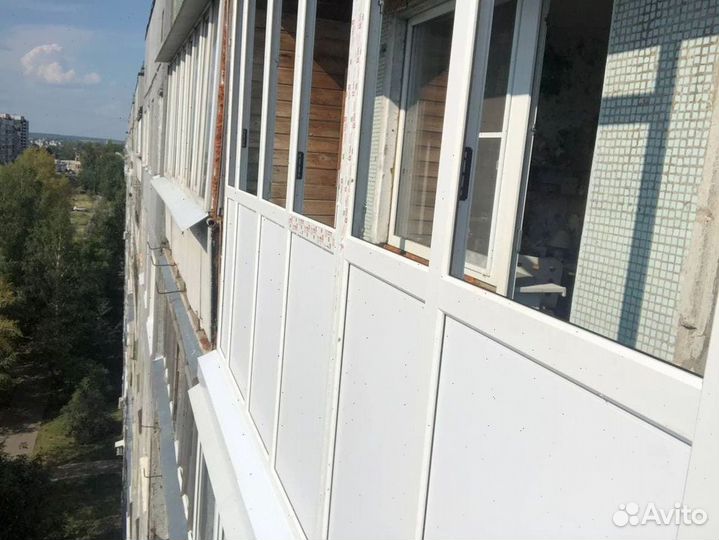 Балкон пластиковый Панорамное остекление