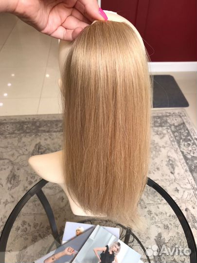 Хвост из натуральных волос