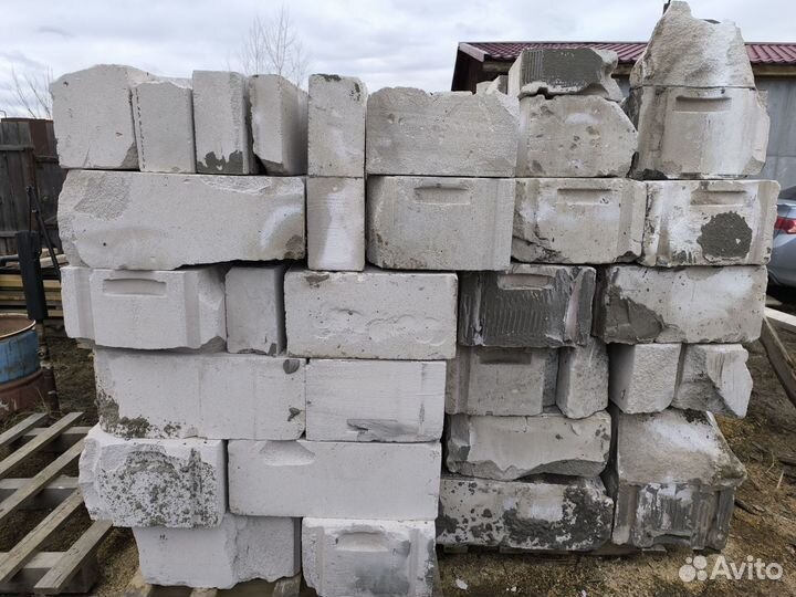 Газобетонные блоки остатки