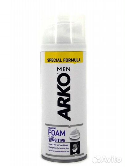 Пена для бритья Arko sensitiveExtra 400 мл