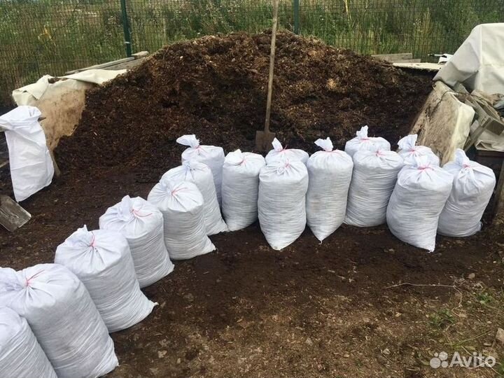 Конский навоз и перегной с доставкой. Грунт. Торф