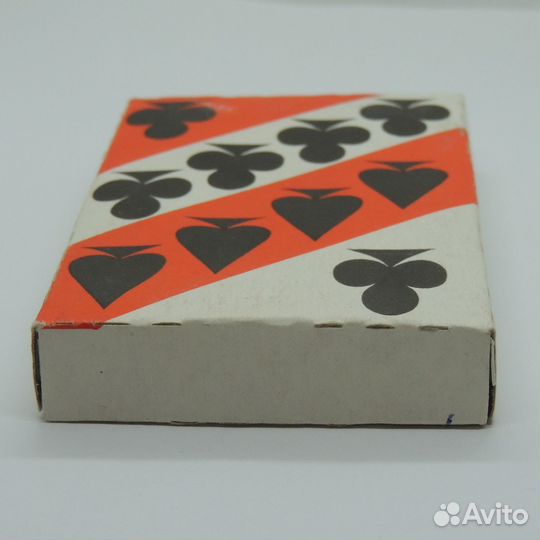 Советские игральные атласные карты, закрытые