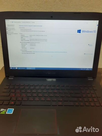 Ноутбук asus FX 502 VM