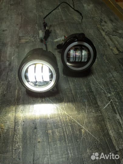 Противотуманки светодиод. Шевроле Нива Приора 50W