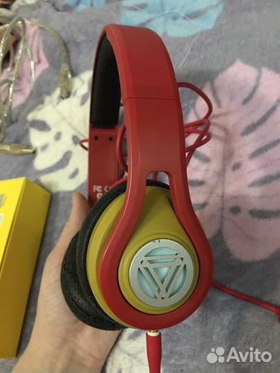 Наушники Железный человек проводные