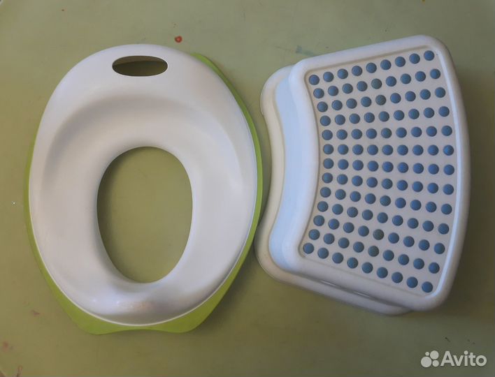 Детское сиденье на унитаз IKEA и ступенька пакетом