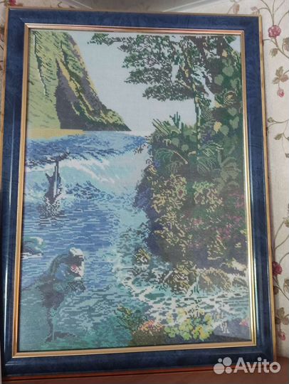 Вышитые картины, ручная работа