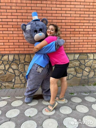 Мишка Тедди. Зайка. Ростовая кукла. Поздравление