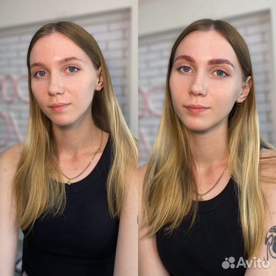 Модель на брови