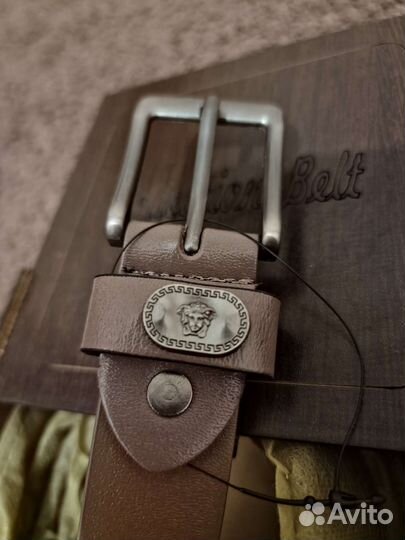 Кожаный ремень женский Versace