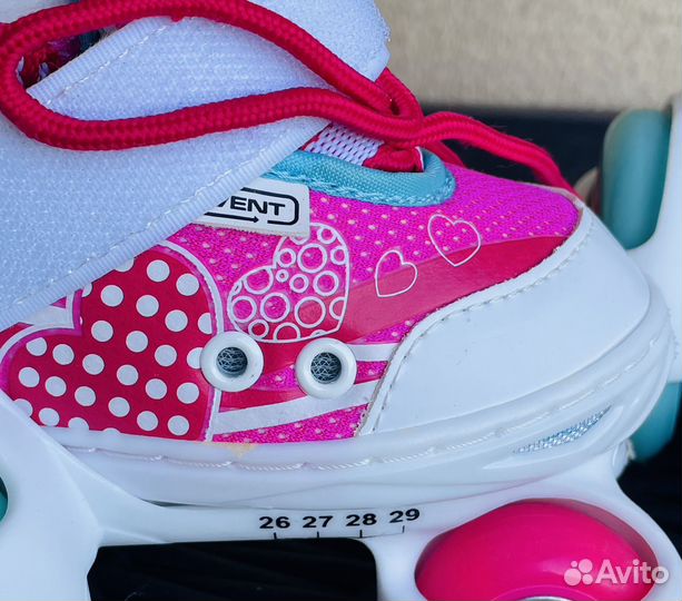 Ролики детские раздвижные, Hudora