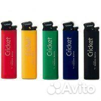 Зажигалки Крикет New Standart 5цветов 50шт