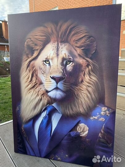 Картина лев