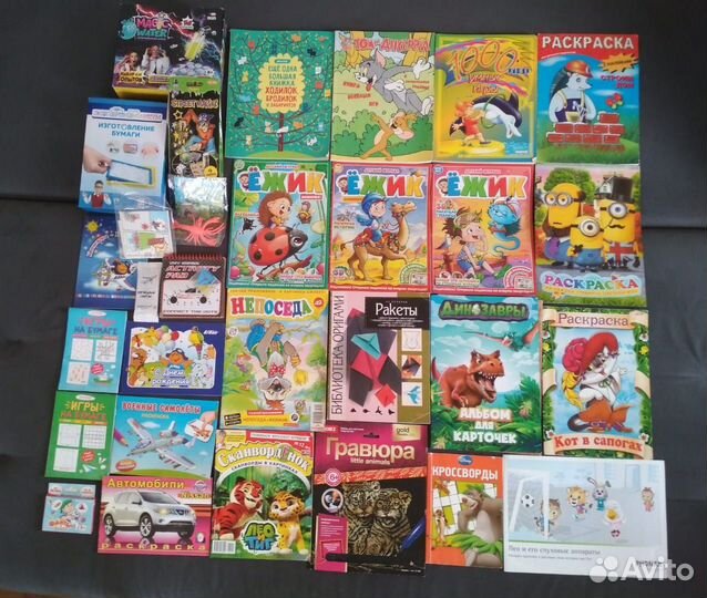 Детские журналы,раскраски,игры