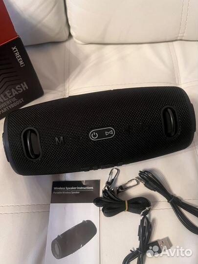 Портативная колонка jbl xtreme 3 черная на ремне
