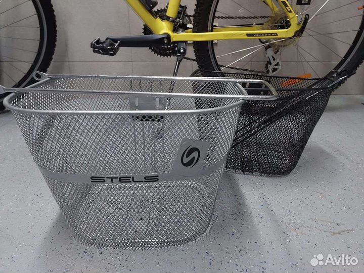 Корзина для велосипеда stels, с дугой