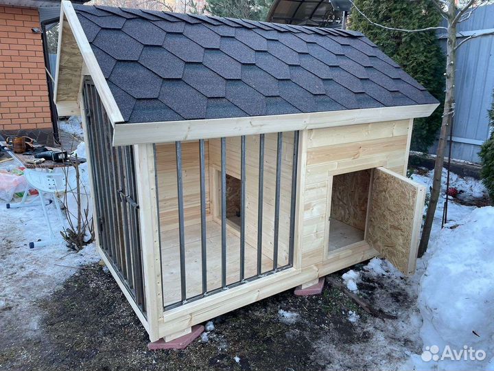 Будка вольер для собаки