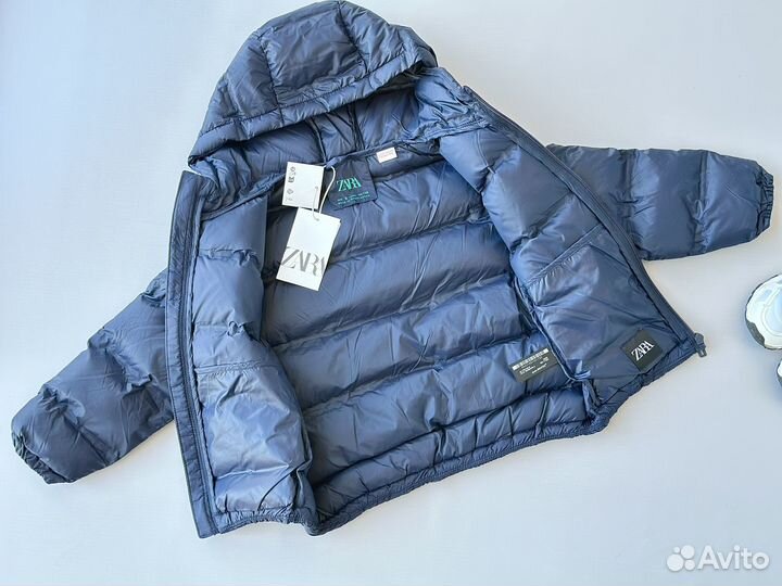 Новая куртка zara kids 116 синяя демисезон