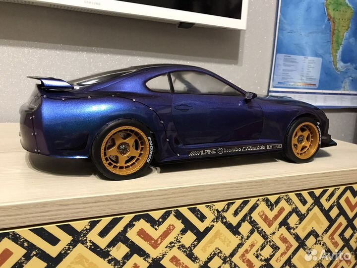 Кузов Toyota Supra A80 для RC моделей 1:10