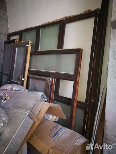 Деревянные оконные рамы бу