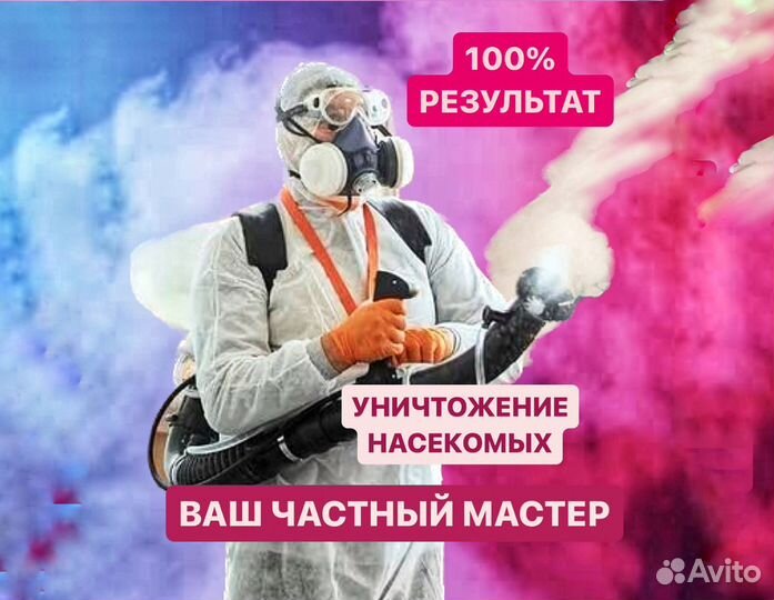 Уничтожение клопов, тараканов, грызунов