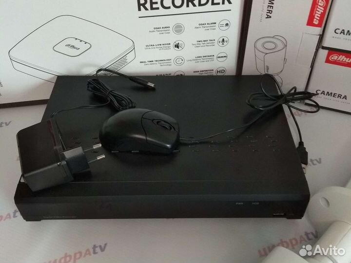 12 Камер видеонаблюдения 4Мп регистратор Dahua var