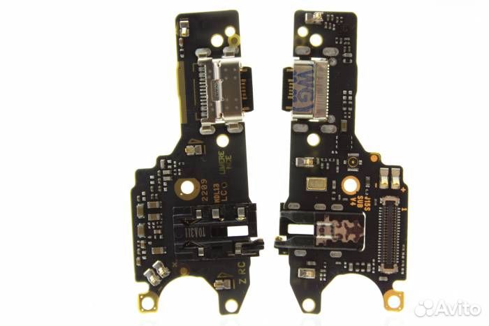 Шлейф Xiaomi Redmi Note 9 (плата) + разъем зарядки