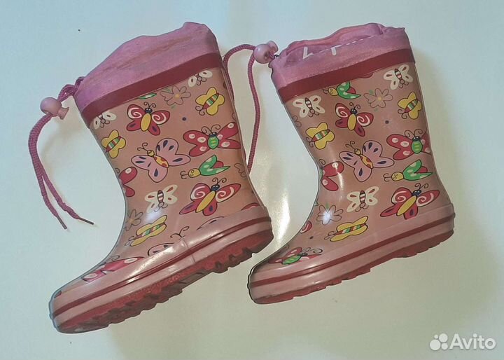 Резиновые сапоги для девочки 26 размер
