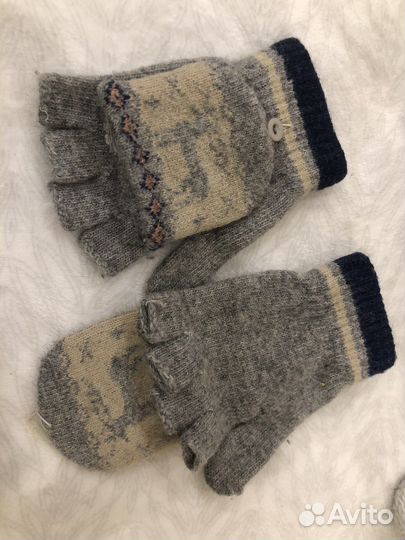 Шапка, варежки, перчатки, вязанные носки