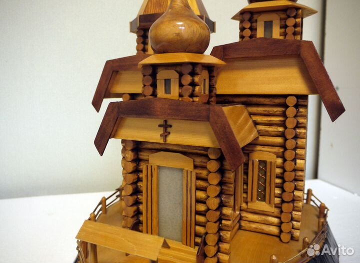 Деревянная церковь. Декор. Макет