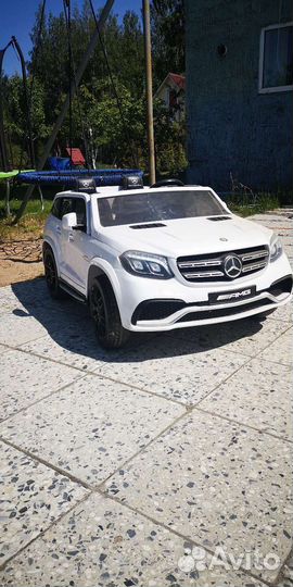 Детский электромобиль большой 2 места бу