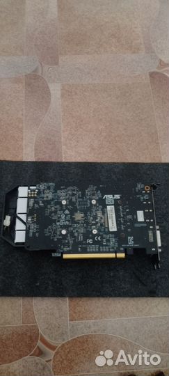 Видеокарта asus RX 560 4GB