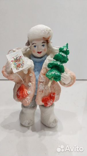 Ватная новогодняя игрушка