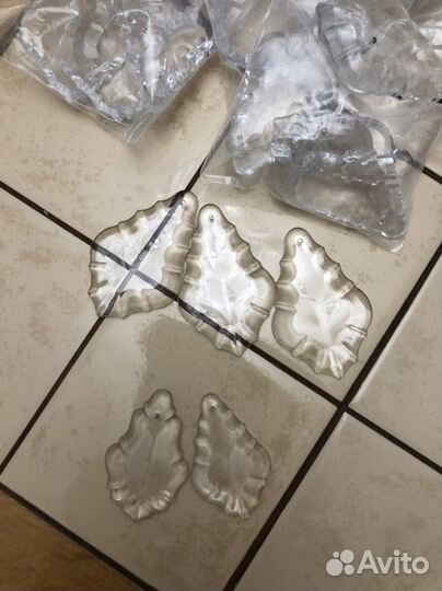 Хрустальные подвески для люстры и творчества