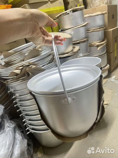 Котелок походный алюминиевый