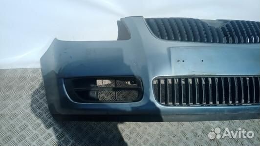 Бампер передний, skoda fabia 2007