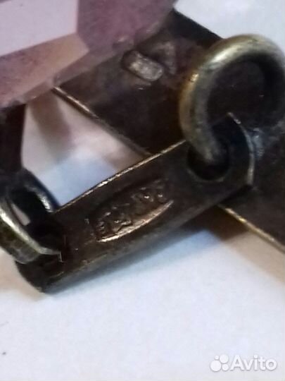 Запонки.серебро 875 проба(звезда)