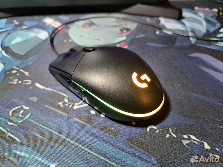 Мышь проводная Logitech G102 lightsync