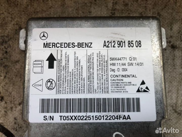 Блок AirBag Mercedes-Benz E-Class W212