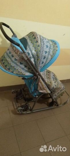 Коляска санки